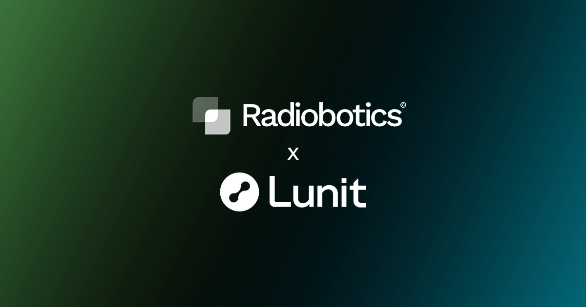 Radiobotics press release - Radiobotics partners with Lunit to enhance diagnostic synergies in AI medical imaging