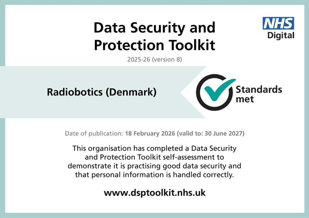 RBfracture DSPT certificate